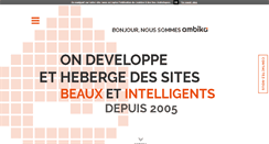 Desktop Screenshot of ambika.fr