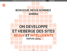 Tablet Screenshot of ambika.fr